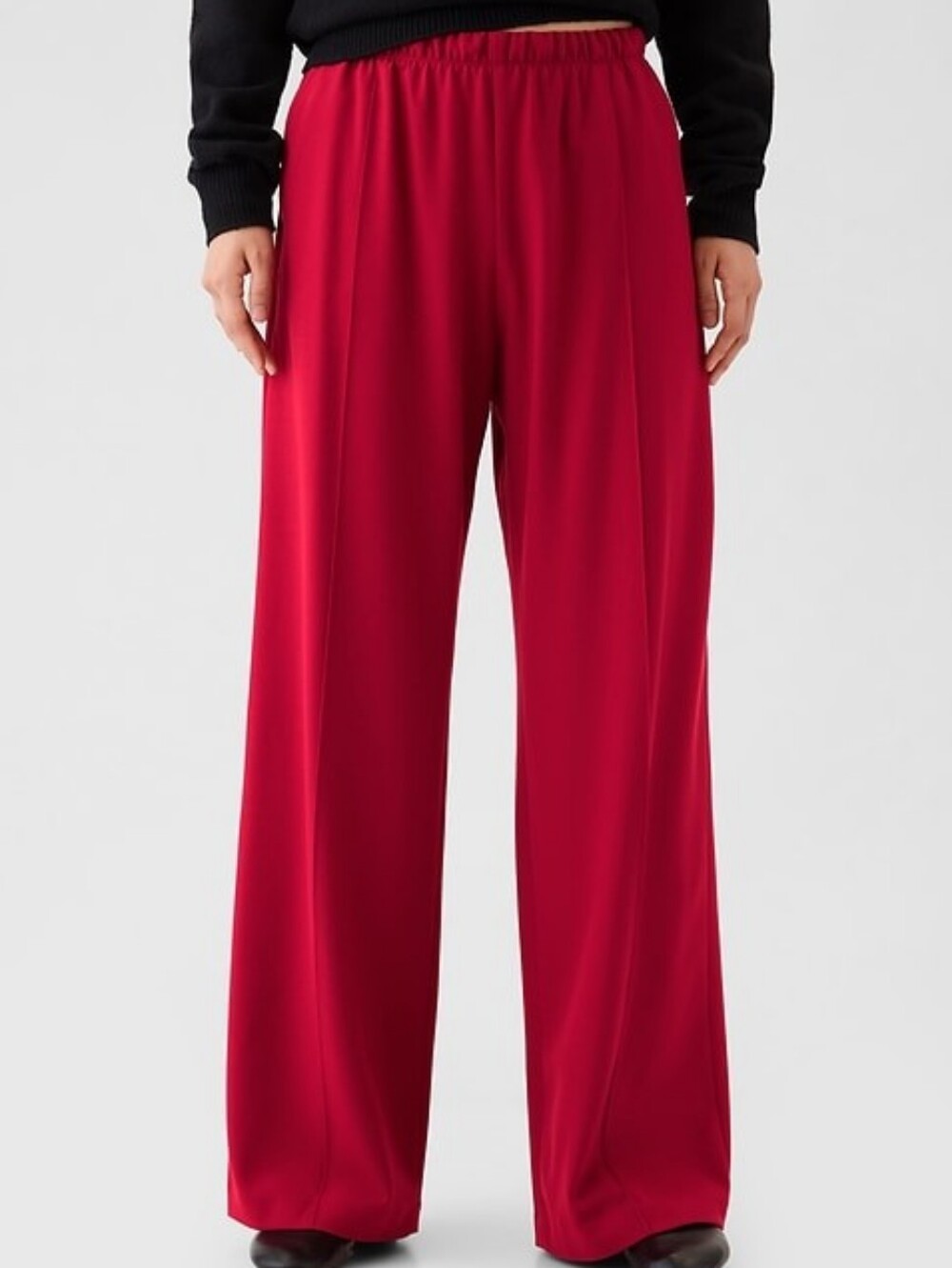 Gap Wide-Leg Seamed Easy Pants